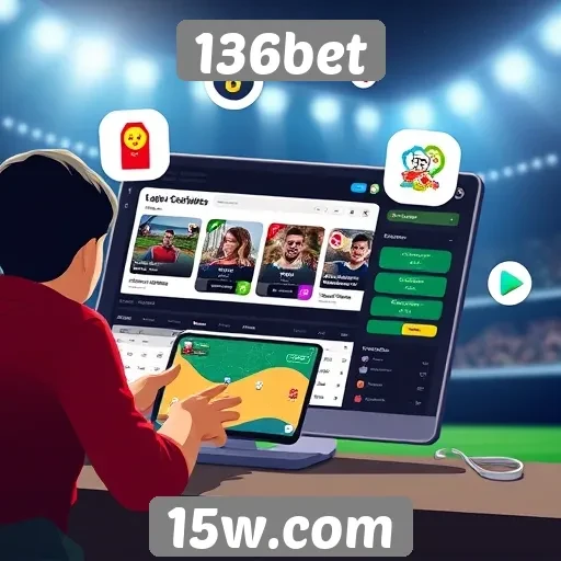 Novas funções interativas no site 136bet